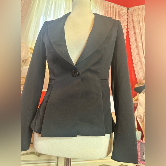 WHBM chic career blazer NWOT with pleats - Picture 6 of 7